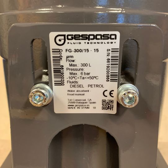 Фильтр тонкой очистки топлива сепаратор Gespasa FG 300 15 66192