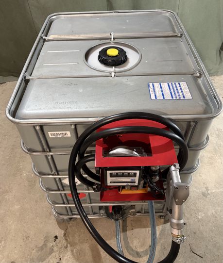 Мини АЗС для дизельного топлива 220 вольт 60 л/м еврокуб в металле Armor