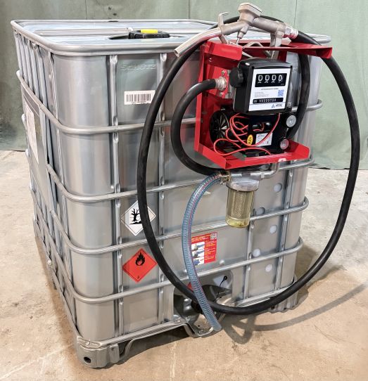 Мини АЗС для дизеля 12V 60 л/м еврокуб в металле мобильный Armor