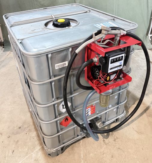 Мини АЗС для дизеля 12V 60 л/м еврокуб в металле мобильный Armor