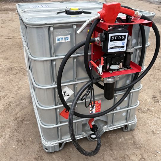 Мини АЗС из еврокуба для бензина 12 вольт 50 л/м мобильный Armor EX