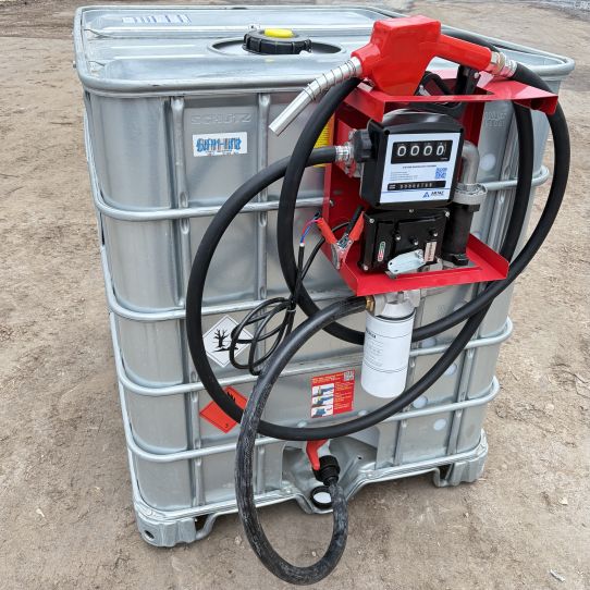 Мини АЗС из еврокуба для бензина 12 вольт 50 л/м мобильный Armor EX