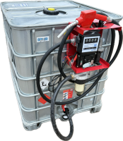 Мини АЗС из еврокуба для бензина 12 вольт 50 л/м мобильный Armor EX