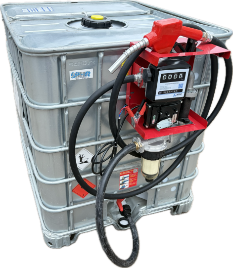 Мини АЗС из еврокуба для бензина 12 вольт 50 л/м мобильный Armor EX