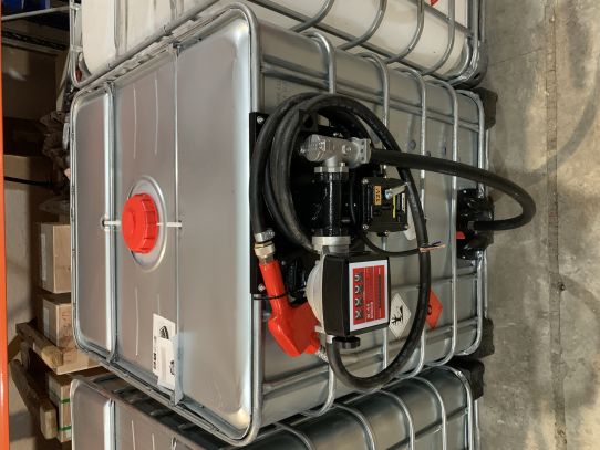 Мини АЗС для бензина 1000 л. насос 12V 50 л/м, мех. счетчик, авт. пистолет, фильтр