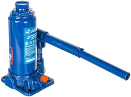 Домкрат бутылочный 2 т, AE&T T02002 180-400 мм, гидравлический, легковой, двухштоковый, с рабочим ходом 220 мм