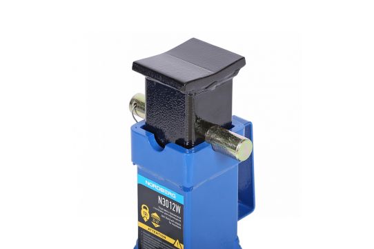 Подставка страховочная под автомобиль Nordberg N3012W 12 т, комплект 2 шт c колесами, фиксация при помощи пальца