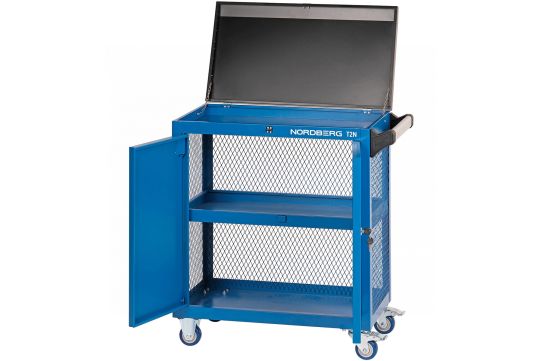 Тележка инструментальная, Nordberg T2N, 3 открытые полки, без инструмента