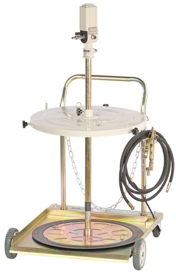 Нагнетатель смазки для бочек на 200 л, с пневматическим насосом 0.5 л/мин на тележке Nordberg NO5026