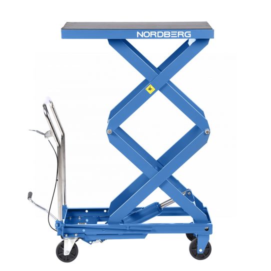 Стол подъемный гидравлический 300кг, 330-1250мм NORDBERG N3T301B, передвижной
