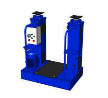 Канавный электромеханический напольный двухштоковый подъемник 10 т КПП10ЭМ800 ARTAZ