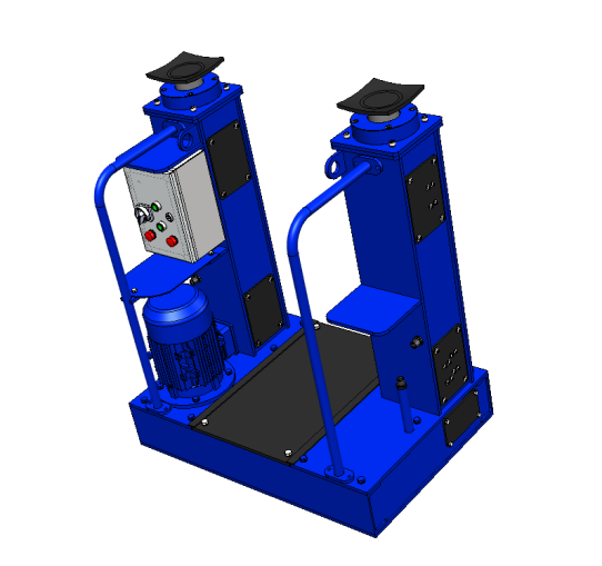 Канавный электромеханический напольный двухштоковый подъемник 10 т КПП10ЭМ800.2 ARTAZ