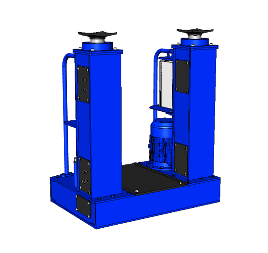 Канавный электромеханический напольный двухштоковый подъемник 10 т КПП10ЭМ800.2 ARTAZ