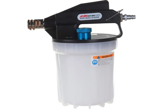 Устройство для прокачки и замены тормозной жидкости с пневматическим приводом 2 л, давление 5-12 бар, бесшумная работа JTC-1025