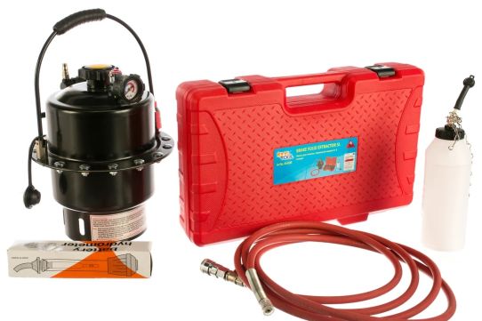 Установка для замены тормозной жидкости пневматическая, давление до 2.8 бар, переносная Станкоимпорт KA-6545