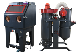 Пескоструйная камера ВМЗ КСО-100-И-СФ-Р, с боковой загрузкой, 676 л, напольная, инжекторного типа Пескоструйная камера ВМЗ КСО-100-И-СФ-Р, с боковой загрузкой, 676 л, напольная, инжекторного типа