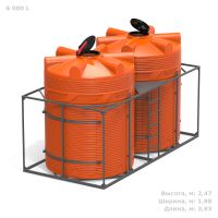 Кассета двойная с емкостями V 6000 КАС