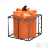 Кассета одинарная с емкостью V 5000 КАС