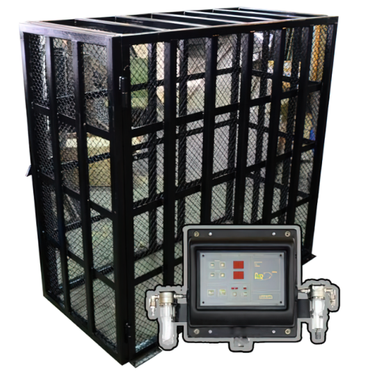 Защитная клеть POLARUS KL-30M AirD для накачки грузовых колёс с автоподкачкой