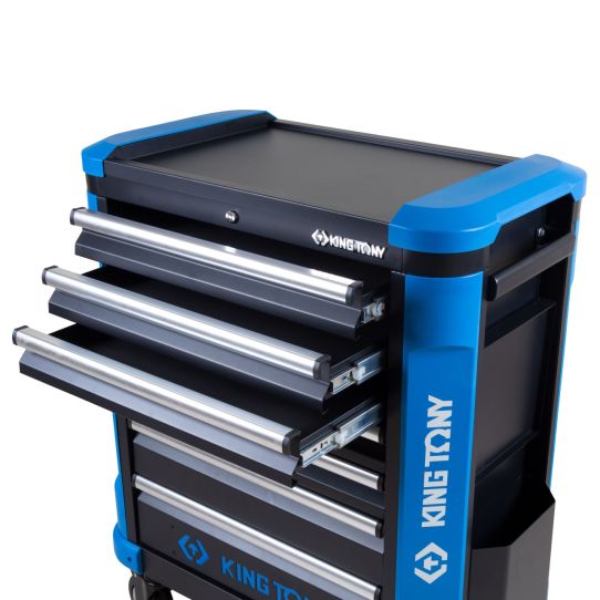 Тележка инструментальная KING TONY 87G31-7B-BK, 7 ящиков, без инструментов