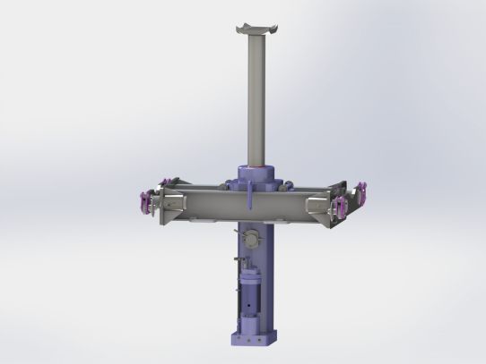 Канавный пневмогидравлический подъемник 15 т, навесной одноштоковый КПН15П600 ARTAZ