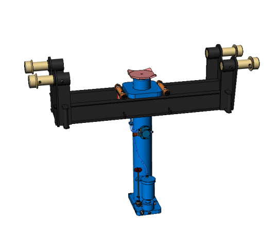 Канавный пневмогидравлический навесной одноштоковый подъемник 15 т КПН15П750Л ARTAZ