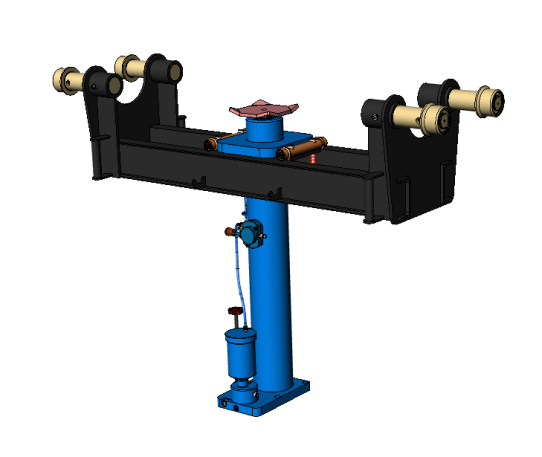 Канавный пневмогидравлический навесной одноштоковый подъемник 15 т КПН15П750Л ARTAZ