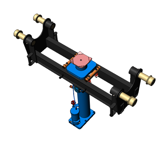 Канавный пневмогидравлический навесной одноштоковый подъемник 15 т КПН15П750Л ARTAZ