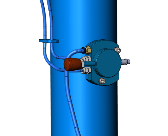 Канавный пневмогидравлический навесной одноштоковый подъемник 15 т КПН15П750Л ARTAZ