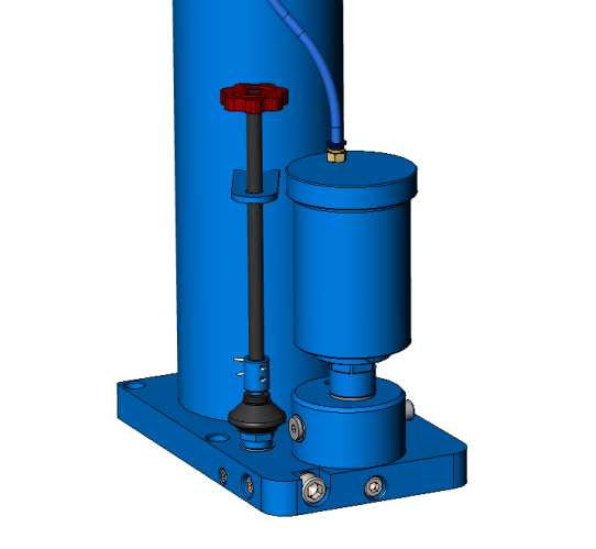 Канавный пневмогидравлический навесной одноштоковый подъемник 15 т КПН15П750Л ARTAZ