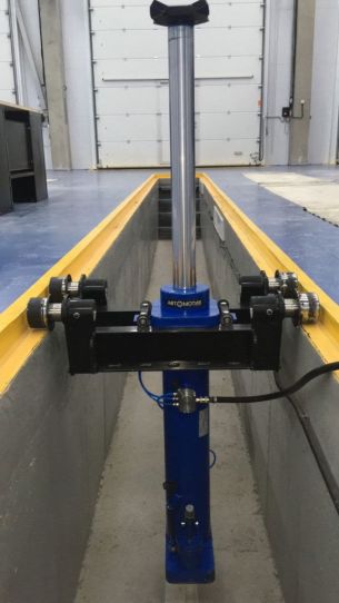 Канавный гидравлический подъемник 15 т, навесной одноштоковый КПН15Р800 ARTAZ