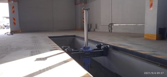 Канавный гидравлический подъемник 15 т, навесной одноштоковый КПН15Р800 ARTAZ