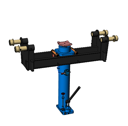 Канавный гидравлический подъемник 20 т, навесной одноштоковый КПН20Р800 ARTAZ