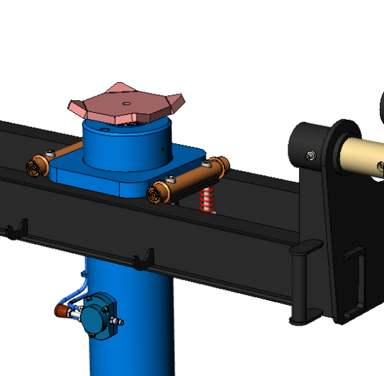 Канавный гидравлический подъемник 20 т, навесной одноштоковый КПН20Р800 ARTAZ