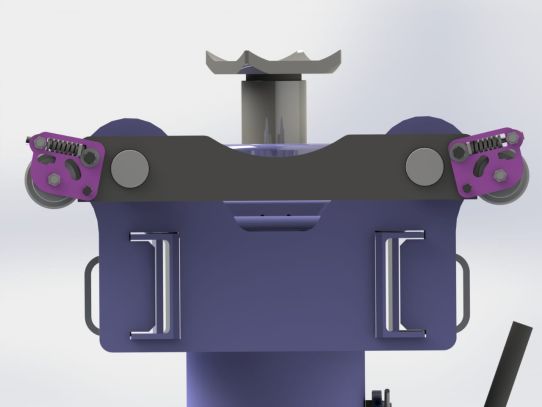 Канавный гидравлический подъемник 30т, навесной одноштоковый КПН30Р800 ARTAZ