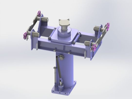 Канавный гидравлический подъемник 30т, навесной одноштоковый КПН30Р800 ARTAZ
