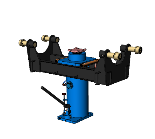 Канавный гидравлический подъемник 20 т, навесной, двухштоковый, КПНТ20Р1200 ARTAZ