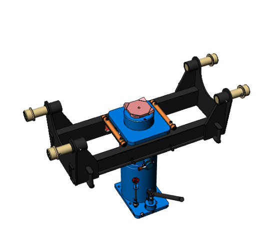 Канавный гидравлический подъемник 20 т, навесной, двухштоковый, КПНТ20Р1200 ARTAZ
