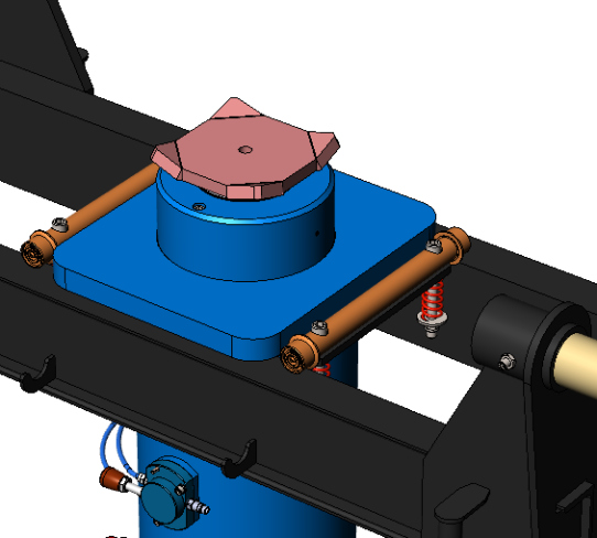 Канавный гидравлический подъемник 20 т, навесной, двухштоковый, КПНТ20Р1200 ARTAZ