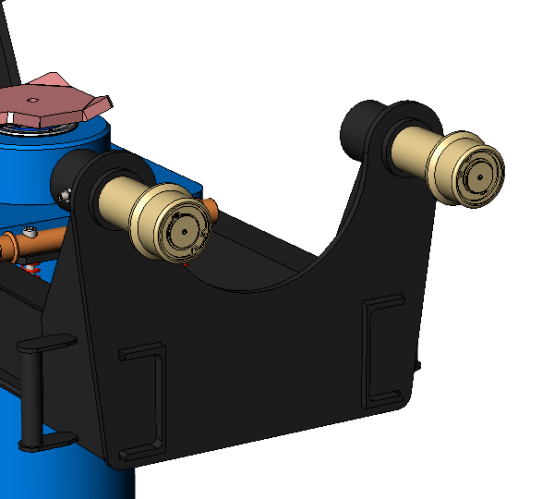 Канавный гидравлический подъемник 20 т, навесной, двухштоковый, КПНТ20Р1200 ARTAZ