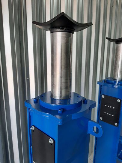 Канавный электромеханический подъемник 14т, напольный Двухштоковый КПП14ЭМ600 ARTAZ