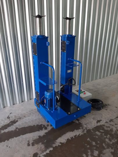 Канавный электромеханический подъемник 10 т, рельсовый двухштоковый КПП10ЭМ900.1 ARTAZ