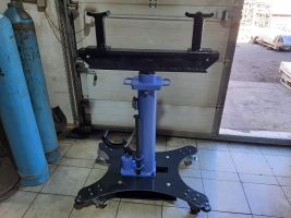 Канавный гидравлический подъемник 10 т, напольный одноштоковый КПП10Р700Ф ARTAZ