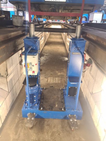 Канавный электромеханический рельсовый подъемник 14 т, двухштоковый КПП14ЭМ600.1 ARTAZ