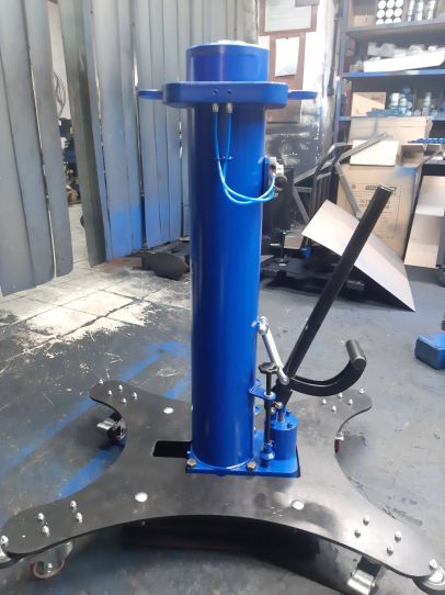 Канавный гидравлический подъемник 10 т, напольный одноштоковый КПП10Р750Ф ARTAZ