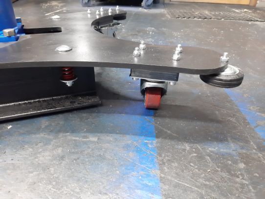 Канавный гидравлический подъемник 15 т, напольный одноштоковый КПП15Р800Ф ARTAZ