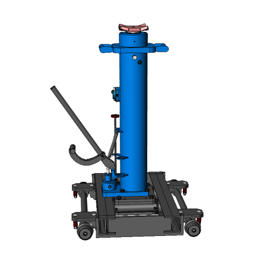 Канавный гидравлический подъемник 15 т, рельсовый одноштоковый КПП15Р800П ARTAZ