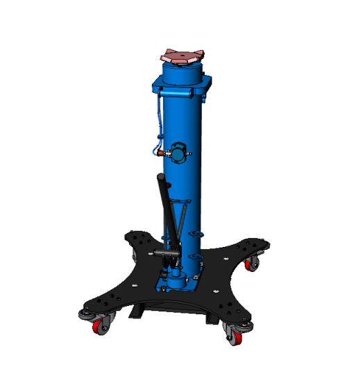 Канавный гидравлический подъемник 20т, напольный одноштоковый КПП20Р800Ф ARTAZ