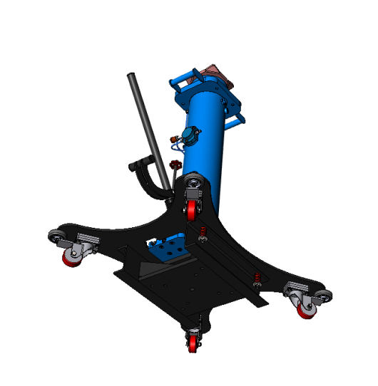 Канавный гидравлический подъемник 20т, напольный одноштоковый КПП20Р800Ф ARTAZ