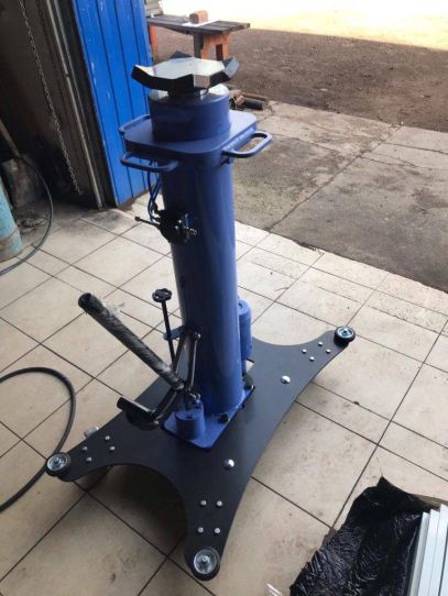 Канавный гидравлический подъемник 10 т, напольный одноштоковый КПП10Р750Ф ARTAZ